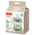 Шише за сок със силиконов накрайник NUK for Nature - 150 ml, зелено Шише за сок със силиконов накрайник NUK for Nature - 150 ml, зелено