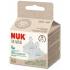 Силиконови биберони за шише NUK for Nature - Softer, размер M, 2 броя 0М+ Силиконови биберони за шише NUK for Nature - Softer, размер M, 2 броя 0М+