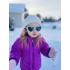 Детски слънчеви очила Roshambo Eyewear във форма сърце с 100% UV защита 0-24 месеца – цвят зелен