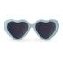 Детски слънчеви очила Roshambo Eyewear във форма сърце с 100% UV защита 0-24 месеца – цвят зелен
