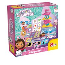 Комплект образователни игри, Lisciani, Gabby′s Dollhouse, Колекция от 10 игри