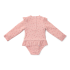 Детски Цял Бански Костюм с Дълъг Ръкав Little Dutch Sunny Flowers Blush - 98/104