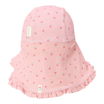 Детска Шапка с Протектор за Врат Little Dutch Sunny Flowers Blush - размер 3