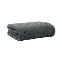 Луксозно плетено одеяло Tutti Bambini цвят Charcoal