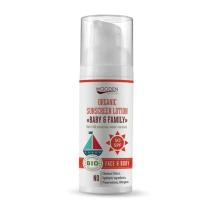 Био Слънцезащитен Лосион Wooden Spoon Baby&Family 50 SPF, 50 ml