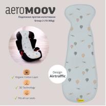 Подложкa против изпотяване за столче за кола AeroMoov Air Layer Група 2/3 Airtraffic