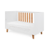 Дървено легло Tutti Bambini Como White/Rosewood