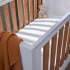 Дървено легло Tutti Bambini Como White/Rosewood