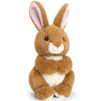 Зайче екологична плюшена играчка от серията Keel Toys Keeleco 19 см