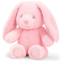Keel Toys Бебешко зайче Екологична играчка от серията Keeleco 16 см