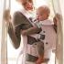 Ергономична раница BabyBjorn Harmony Woven Mélange Light Pink