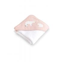 Бебешка хавлия 100x100 Bonjourbébé, Pink Polaris