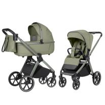 Бебешка количка 2в1 Carrello Omega Tropical Green Изложена
