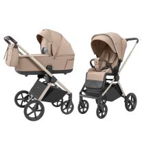 Бебешка количка 2в1 Carrello Ultra Floral Beige