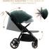 Бебешка лятна количка KinderKraft - Mitzy, Jade Green Бебешка лятна количка KinderKraft - Mitzy, Jade Green