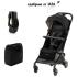 Бебешка лятна количка KinderKraft - Pilot 2, Midnight Black Бебешка лятна количка KinderKraft - Pilot 2, Midnight Black