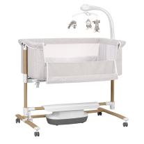 Бебешка мини кошара Carrello Bloom Silk Beige