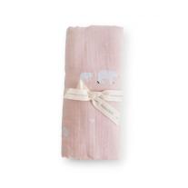 Бебешка муселинова пелена 120x120 Bonjourbébé, Pink Polaris