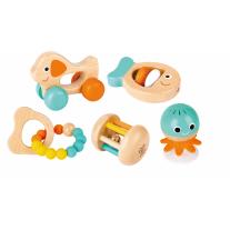 Бебешки сензорен комплект за игра Hape, 5 части