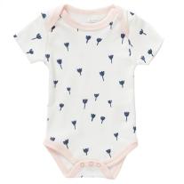 Бебешко боди с къс ръкав Fresk Tulip indigo blue