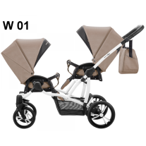 Бебешка количка за близнаци 2в1 Bebetto W01