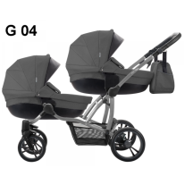 Бебешка количка за близнаци 2в1 Bebetto G04
