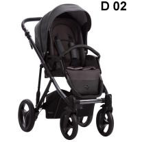 Бебешка количка 2в1 Pascal Premium Class Dark D02