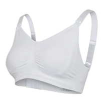 Безшевен подплатен сутиен за кърмачки Carriwell Padded, размер L, бял