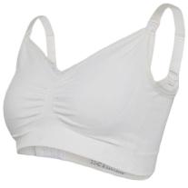 Безшевен сутиен за кърмене Carriwell - Organic Maternity, размер L, бял