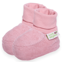 Бебешки буйки фроте с памучна подплата Bio Baby Розови