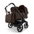 Количка за близнаци Bugaboo Donkey6 Twin Complete Cocoa Brown