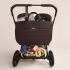 Количка за близнаци Bugaboo Donkey6 Twin Complete Cocoa Brown