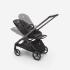 Детска количка Bugaboo Dragonfly Grey Melange Fabrics Black Chassis - Forest Green