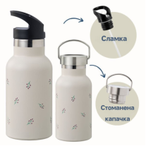 Бутилка и термос от неръждаема стомана 2 в 1 Fresk - Berries, 350 ml
