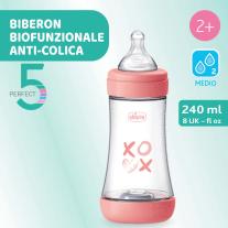 Бебешко шише за хранене Chicco Perfect 5 Rosa