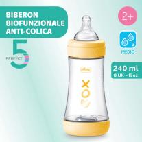 Бебешко шише за хранене Chicco Perfect 5 Giallo