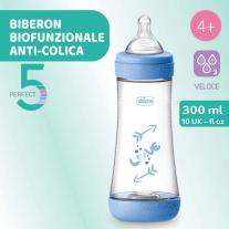 Бебешко шише за хранене Chicco Perfect 5 Azzurro