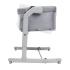 Бебешка мини кошара с падаща страна Chicco Next 2 Me Magic Evo Grey Mist