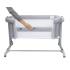 Бебешка мини кошара с падаща страна Chicco Next 2 Me Magic Evo Grey Mist