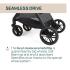Бебешка комбинирана количка 2в1 Chicco Bellagio Black Satin