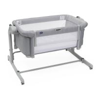 Бебешка мини кошара с падаща страна Chicco Next 2 Me Magic Evo Grey Mist