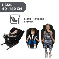 Детско столче за кола с IsoFix Chicco Unico Evo i-Size Black