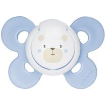 Силиконова залъгалка Chicco Physio Comfort 0-6м. Синьо мече