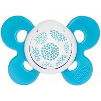 Силиконова залъгалка Chicco Physio Comfort 6-16м. Сини сърца