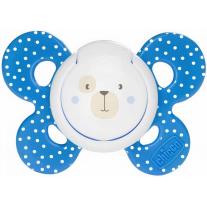 Силиконова залъгалка Chicco Physio Comfort 6-16м. Синьо мече