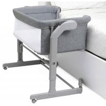 Бебешка мини кошара с падаща страна Chicco Next 2 Me Magic Evo Dark Grey