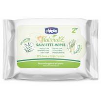 Освежаващи и защитни мокри кърпи за деца над 2 месеца- Chicco Natural 20 броя 
