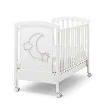 Erbesi дървено легло Moon Lettino Bianco / White
