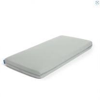 Бебешки чаршаф с перфорирана структура AeroSleep 60/120 в светло сиво