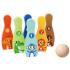 Дървен боулинг с животински мотиви Tooky Toy